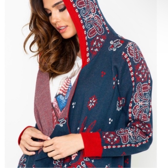 -Tasha Polizzi Western Cardigan- - Picture 2 of 8